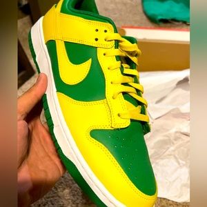 Reverse Brazil Dunks. Worn 1x. Size 12. Great condition